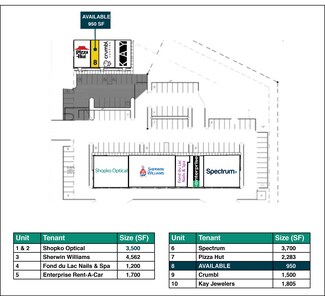 Plus de détails pour N6663 Rolling Meadows Dr, Fond Du Lac, WI - Commerce de détail à louer