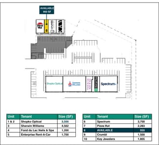 Plus de détails pour N6663 Rolling Meadows Dr, Fond Du Lac, WI - Commerce de détail à louer