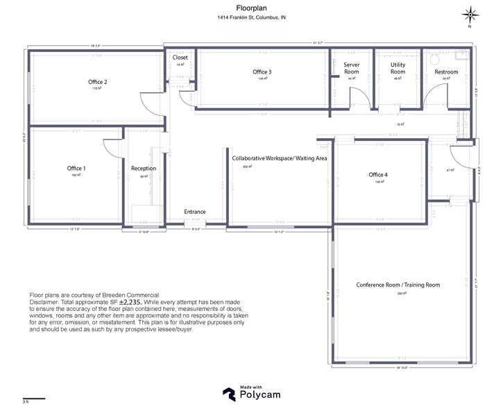 1414 Franklin St, Columbus, IN à louer - Photo du bâtiment - Image 3 de 3