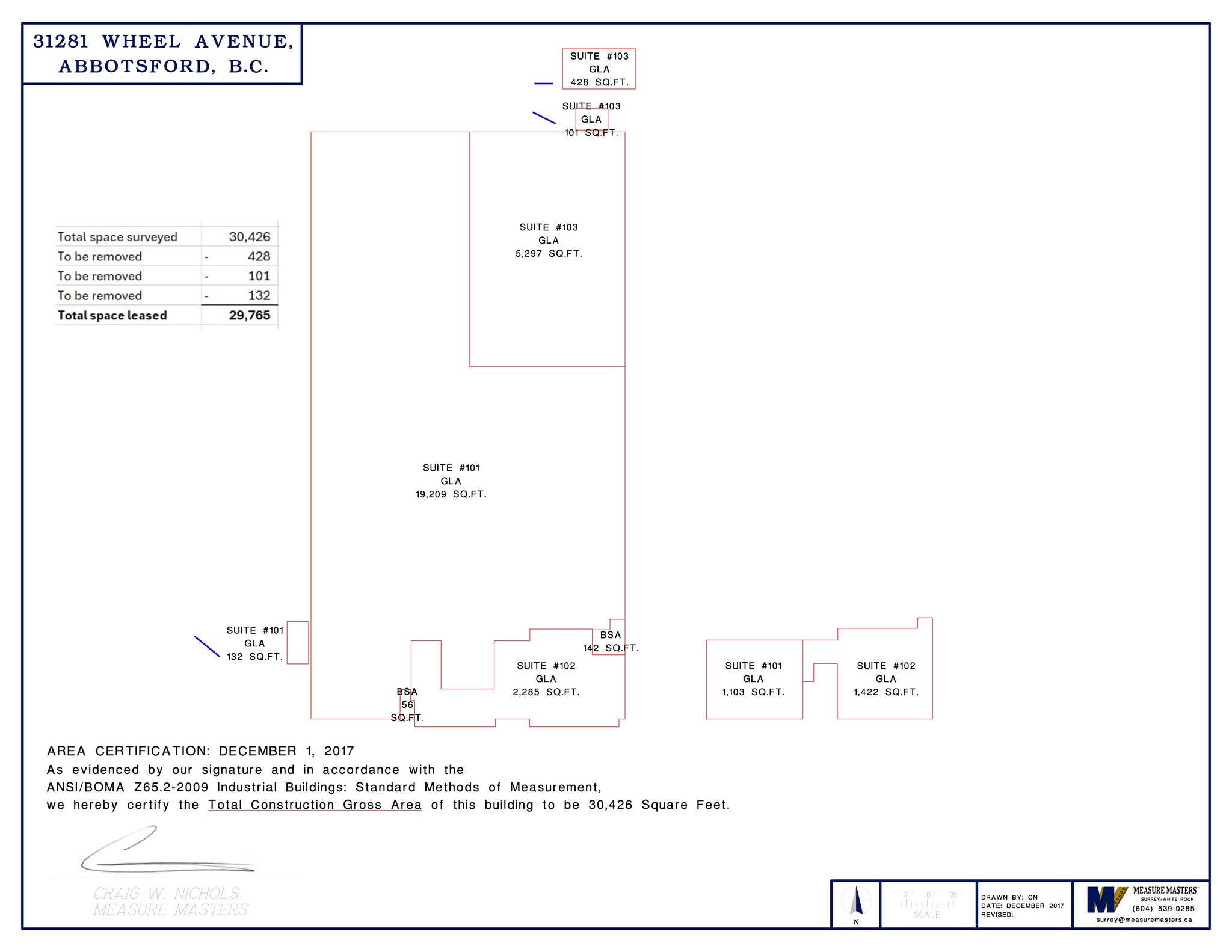 31281 Wheel Ave, Abbotsford, BC for lease Site Plan- Image 1 of 73