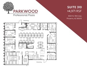5501 N 19th Ave, Phoenix, AZ for lease Floor Plan- Image 1 of 1