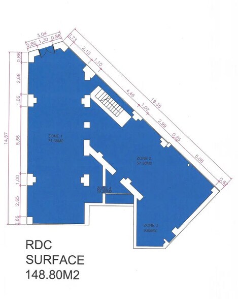 7 Rue Froment, Paris for lease - Floor Plan - Image 3 of 5