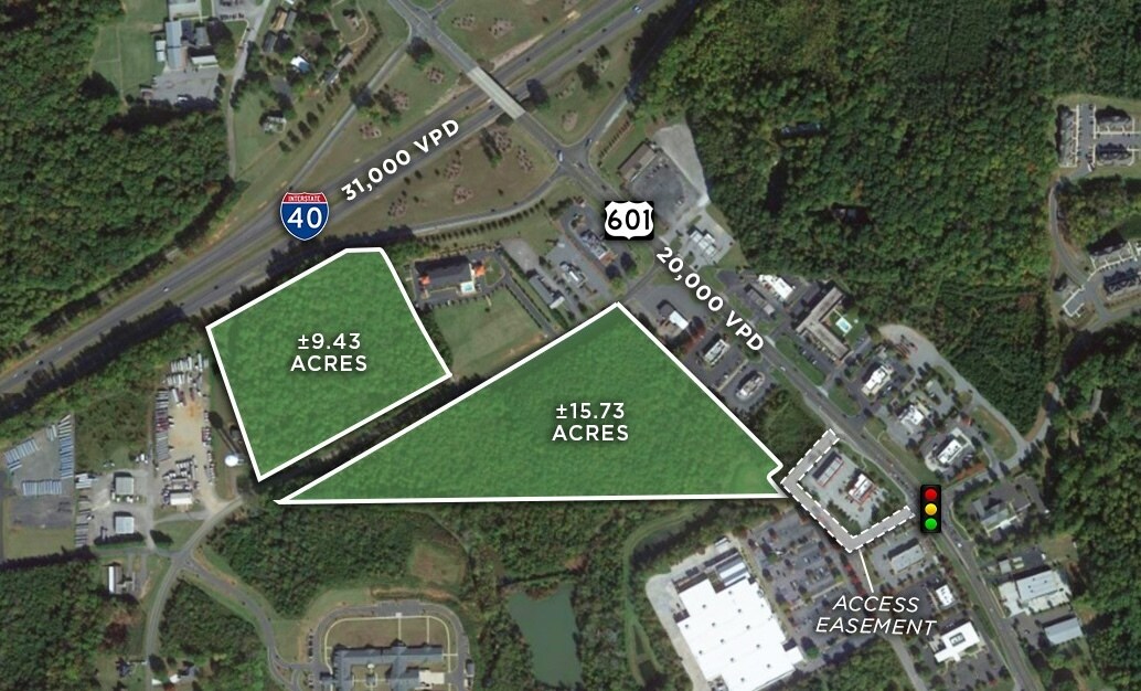 Hwy 601 & Madison Rd, Mocksville, NC à vendre Aérien- Image 1 de 3