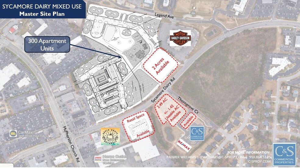 Sycamore Dairy Rd, Fayetteville, NC for lease - Site Plan - Image 1 of 4