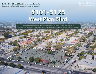 Plus de détails pour 5101 W Pico Blvd, Los Angeles, CA - Terrain à vendre