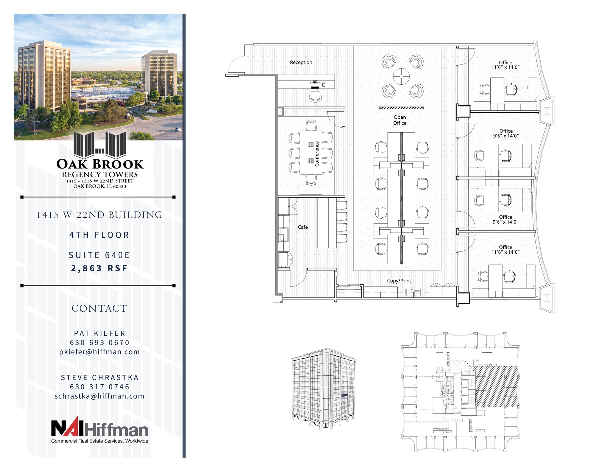 1415 W 22nd St, Oak Brook, IL à louer Plan d’étage- Image 1 de 1