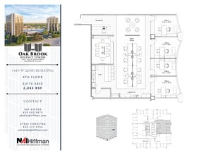 1415 W 22nd St, Oak Brook, IL à louer Plan d’étage- Image 1 de 1