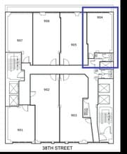 262 W 38th St, New York, NY à louer Plan d’étage- Image 1 de 1