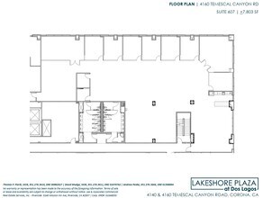 4160 Temescal Canyon Rd, Corona, CA à louer Plan d’étage- Image 1 de 1