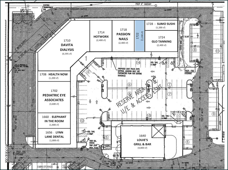 1640-1728 N 9th St, Broken Arrow, OK à louer - Plan de site - Image 2 de 3