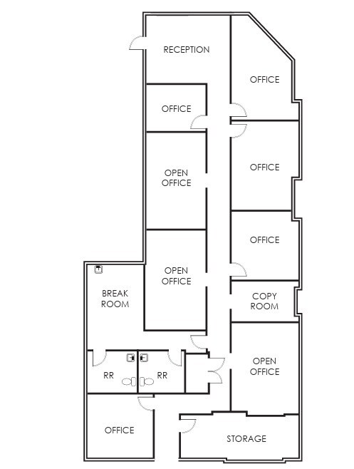 5801 S McClintock Dr, Tempe, AZ 85283 - Unit 110 -  - Floor Plan - Image 1 of 3