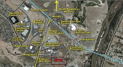 Montoya Rd, Bernalillo, NM - AERIAL  map view