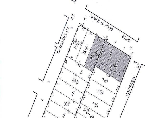 2414-2416 James M Wood Blvd, Los Angeles, CA for sale - Plat Map - Image 3 of 3