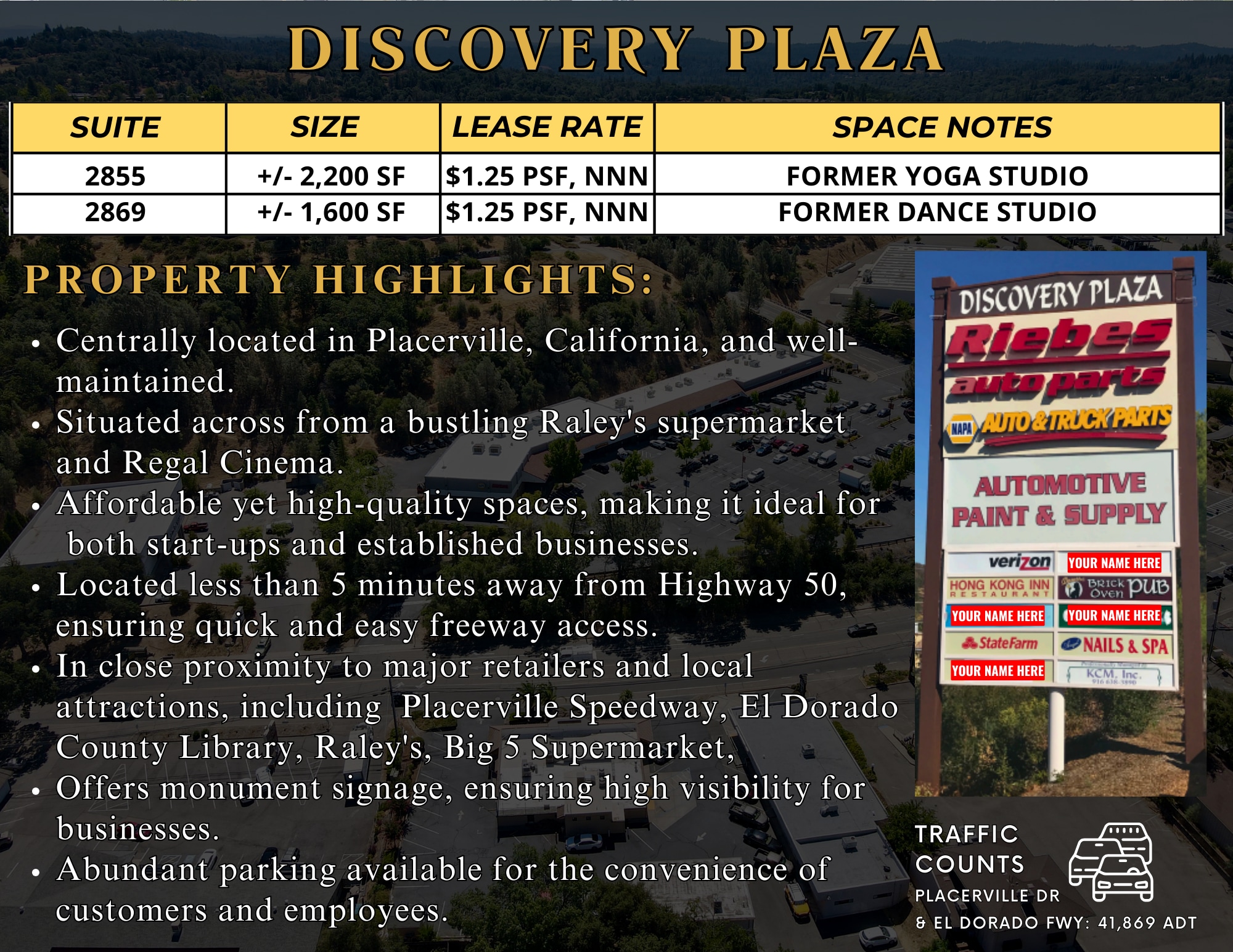 2849-2889 Ray Lawyer Dr, Placerville, CA for lease Interior Photo- Image 1 of 4