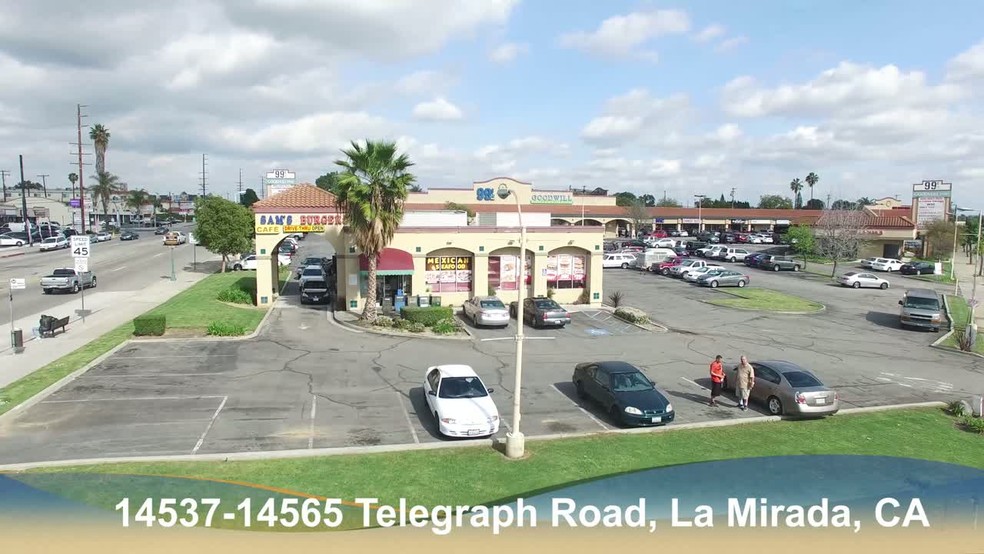 14525-14569 E Telegraph Rd, La Mirada, CA à louer - Vidéo sur l’inscription commerciale - Image 2 de 8