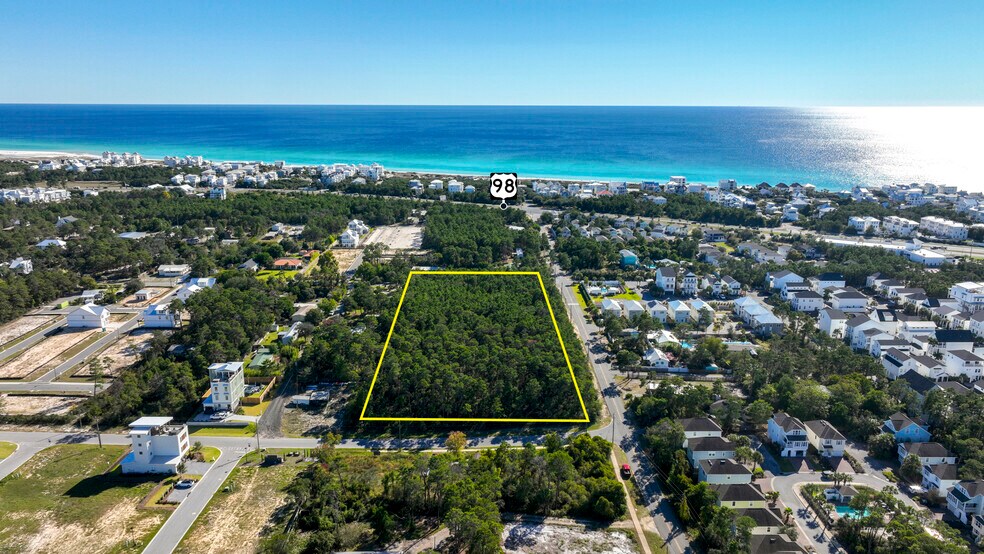 N Orange St, Inlet Beach, FL à vendre - Aérien - Image 3 de 15