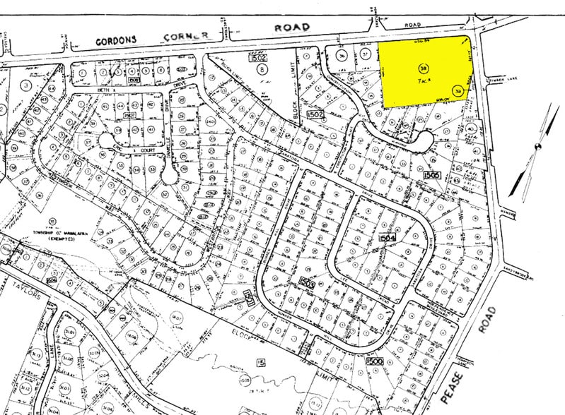 225 Gordons Corner Rd, Manalapan Township, NJ for lease - Plat Map - Image 2 of 65