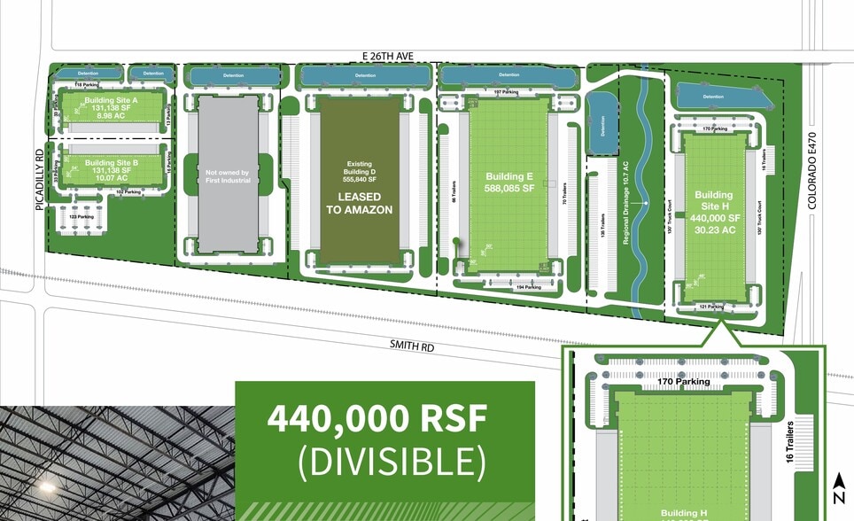 E 26th Ave, Aurora, CO for sale - Site Plan - Image 3 of 4