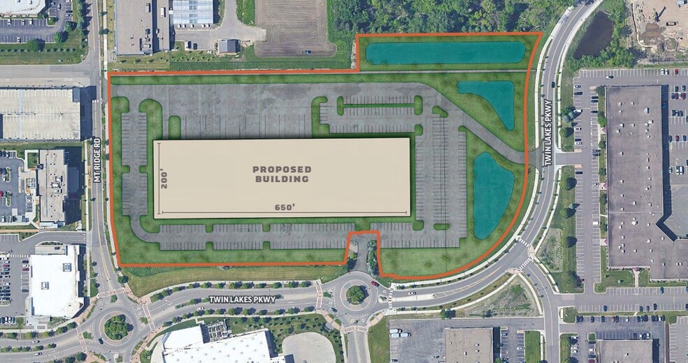 XXX Roseville BTS, Roseville, MN à louer - Plan de site - Image 2 de 3