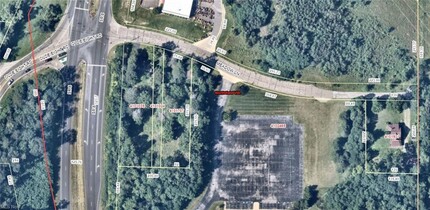 42 Meadow Ln, Northfield, OH - aerial  map view