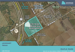 SH 130, Lockhart, TX - aerial  map view