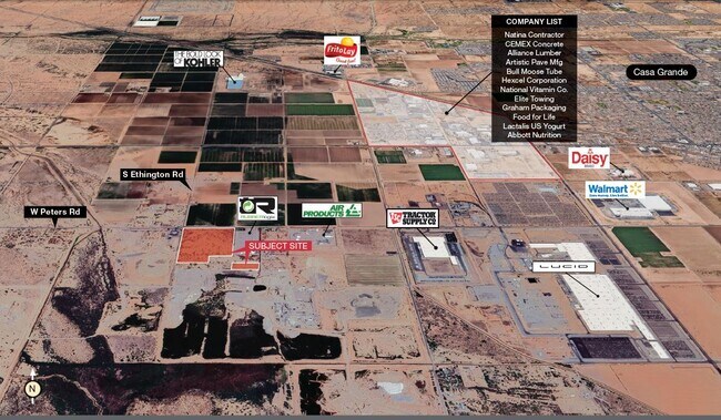 More details for 5 Acres W Peters Rd, Casa Grande, AZ - Land for Sale