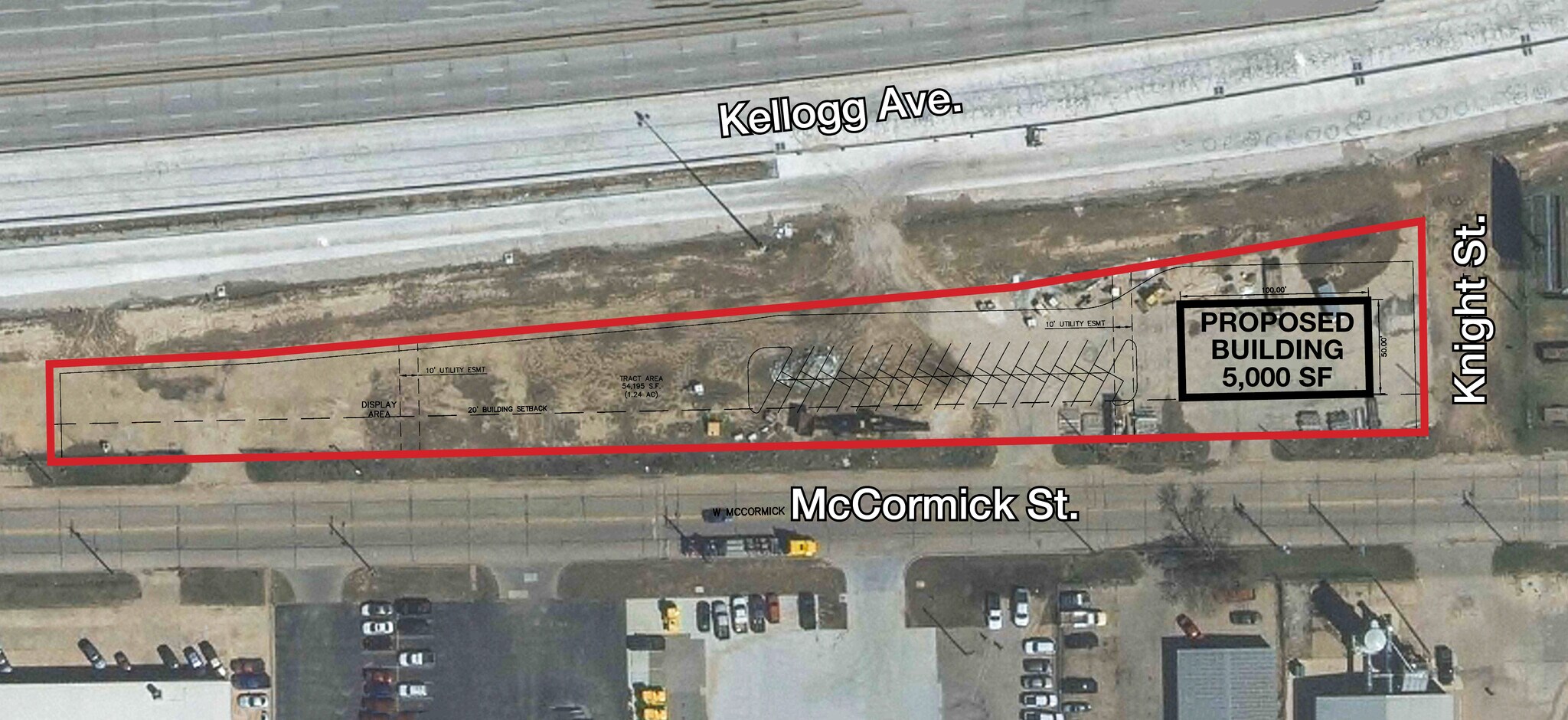 3710 W McCormick Ave, Wichita, KS à louer Aérien- Image 1 de 3