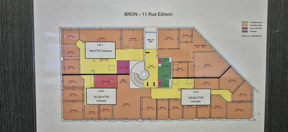 11 Rue Edison, Bron for lease - Floor Plan - Image 3 of 4