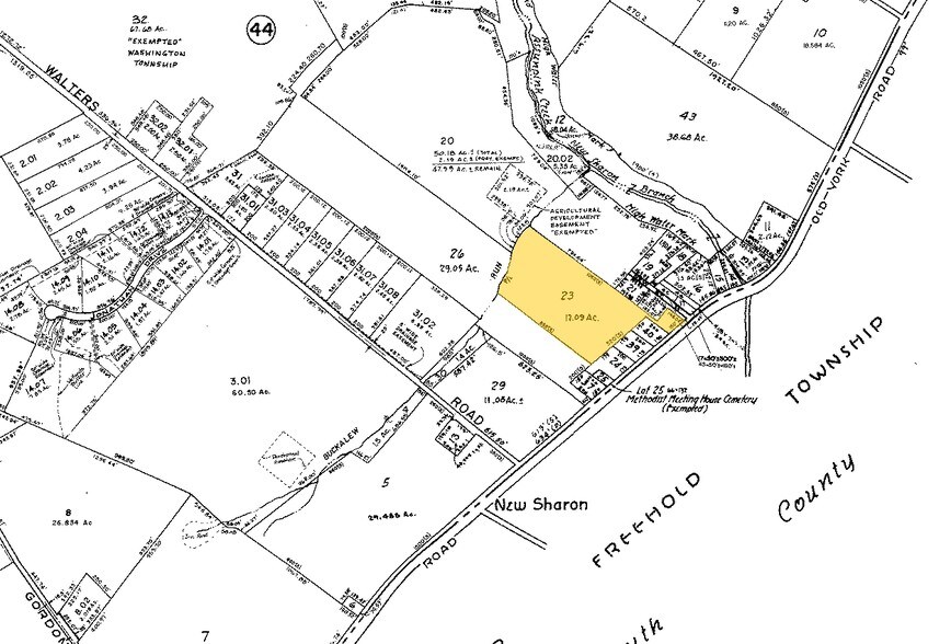 1400 Old York Rd, Trenton, NJ à vendre - Plan cadastral - Image 2 de 6
