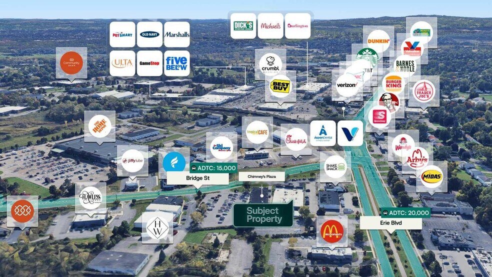 5775 Bridge St, East Syracuse, NY à vendre - Aérien - Image 3 de 3