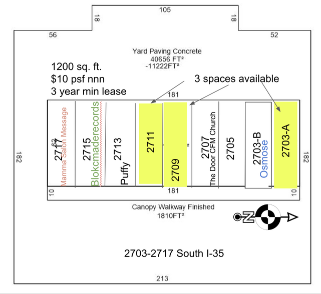 2703-2717 S I 35 Service Rd, Oklahoma City, OK for lease - Building Photo - Image 2 of 10