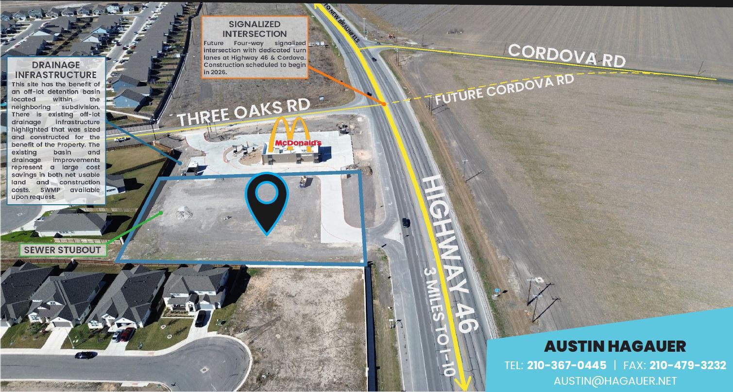 Highway 46, Seguin, TX à vendre Photo principale- Image 1 de 3