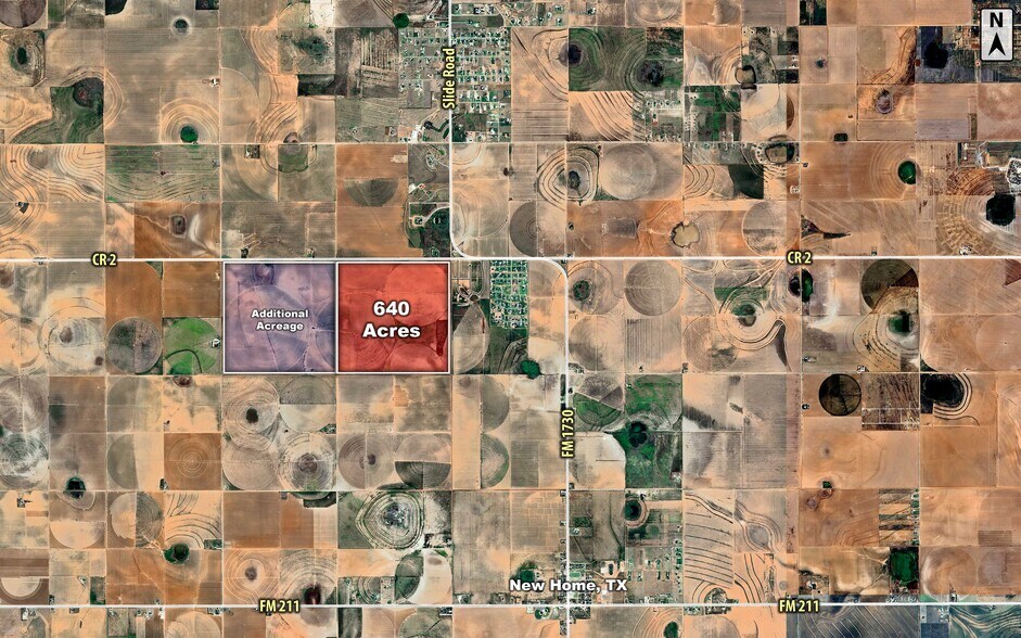 SWC S Slide & County Road 2 rd, Tahoka, TX à vendre - Aérien - Image 3 de 3