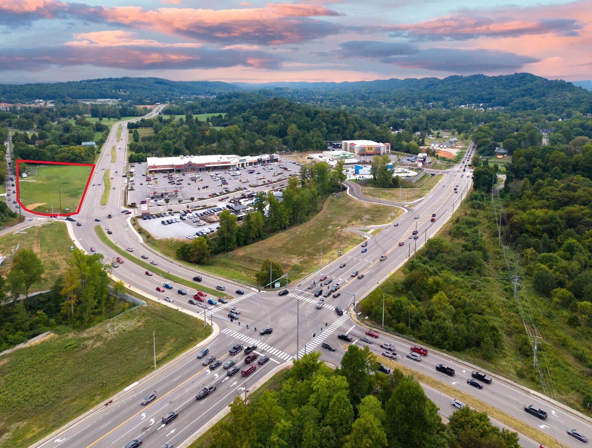 6805 Ball Camp Pike, Knoxville, TN for sale Aerial- Image 1 of 3