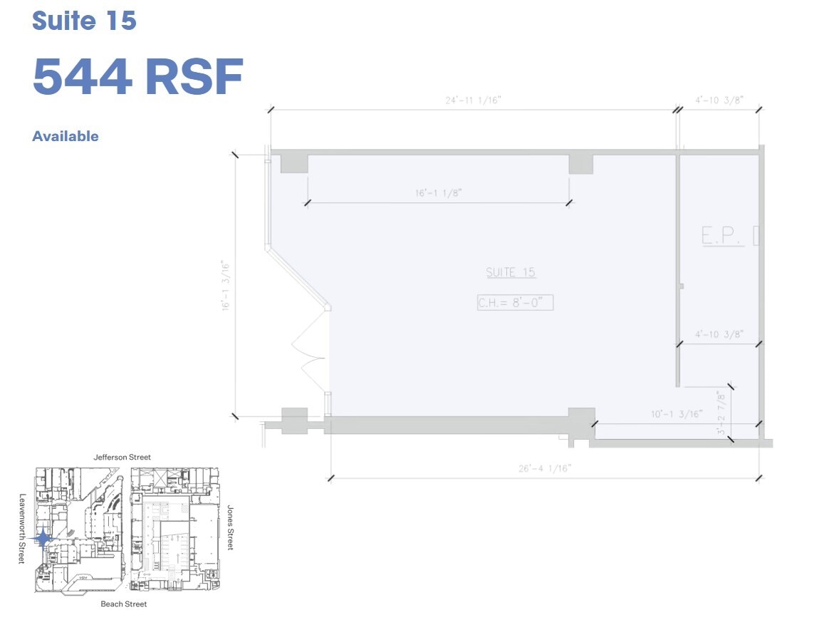 333 Jefferson St, San Francisco, CA for lease Floor Plan- Image 1 of 1