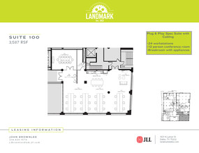 1801 N Lamar St, Dallas, TX à louer Plan d  tage- Image 2 de 2