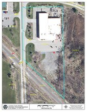 1800 N Burkhart Rd, Howell, MI - Aerial  map view