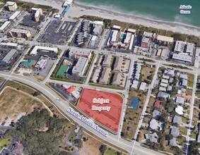 5240 N Atlantic Ave, Cocoa Beach, FL - aerial  map view