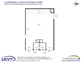2696 NW 31st Ave, Lauderdale Lakes, FL for lease Floor Plan- Image 2 of 2