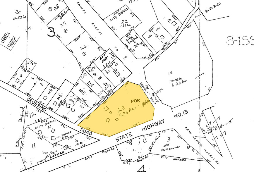 922 Gainesville Hwy, Buford, GA à louer - Plan cadastral - Image 2 de 12