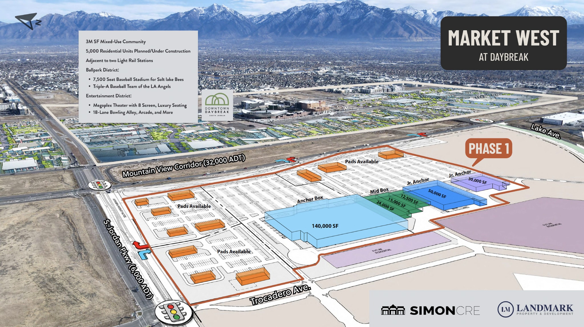 Mountain View Corridor & South Jordan Pkwy, South Jordan, UT for lease Primary Photo- Image 1 of 8