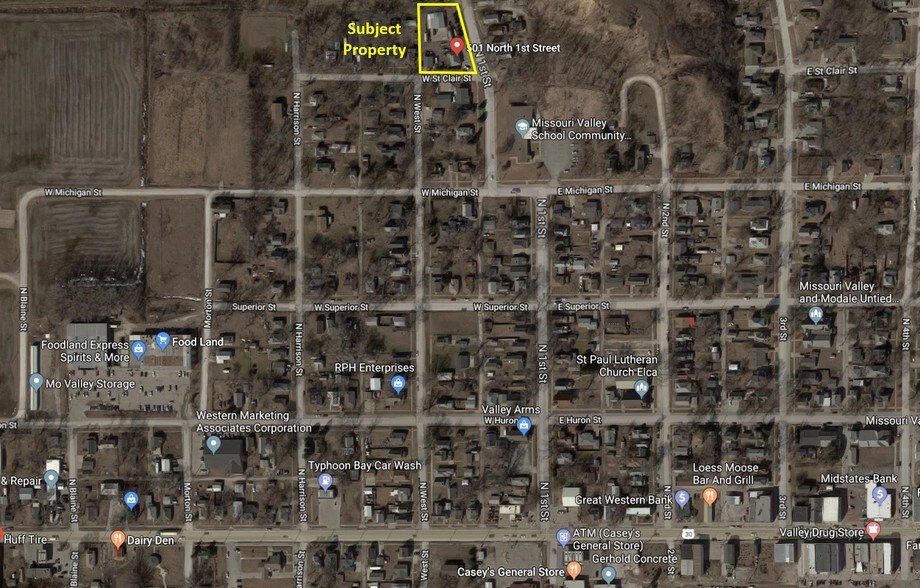 501 N 1st St, Missouri Valley, IA à vendre - Aérien - Image 3 de 19