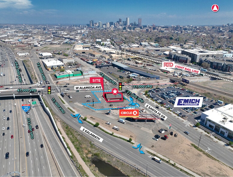 900 W Alameda Ave, Denver, CO for sale - Aerial - Image 3 of 14