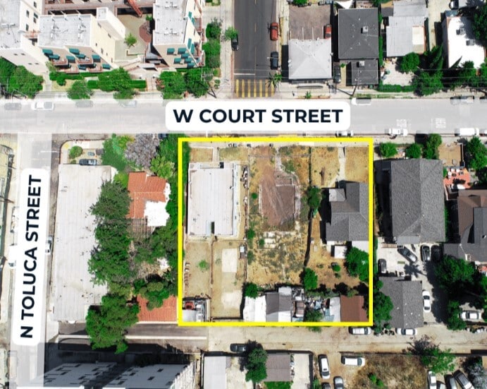 1272-1276 W Court St, Los Angeles, CA for sale - Aerial - Image 3 of 8