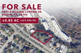 Plus de détails pour 4400 William Cannon dr, Austin, TX - Terrain à vendre