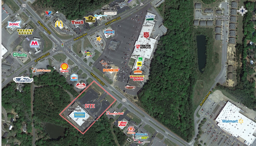 1206 S Us Highway 231, Ozark, AL for lease - Aerial - Image 3 of 4