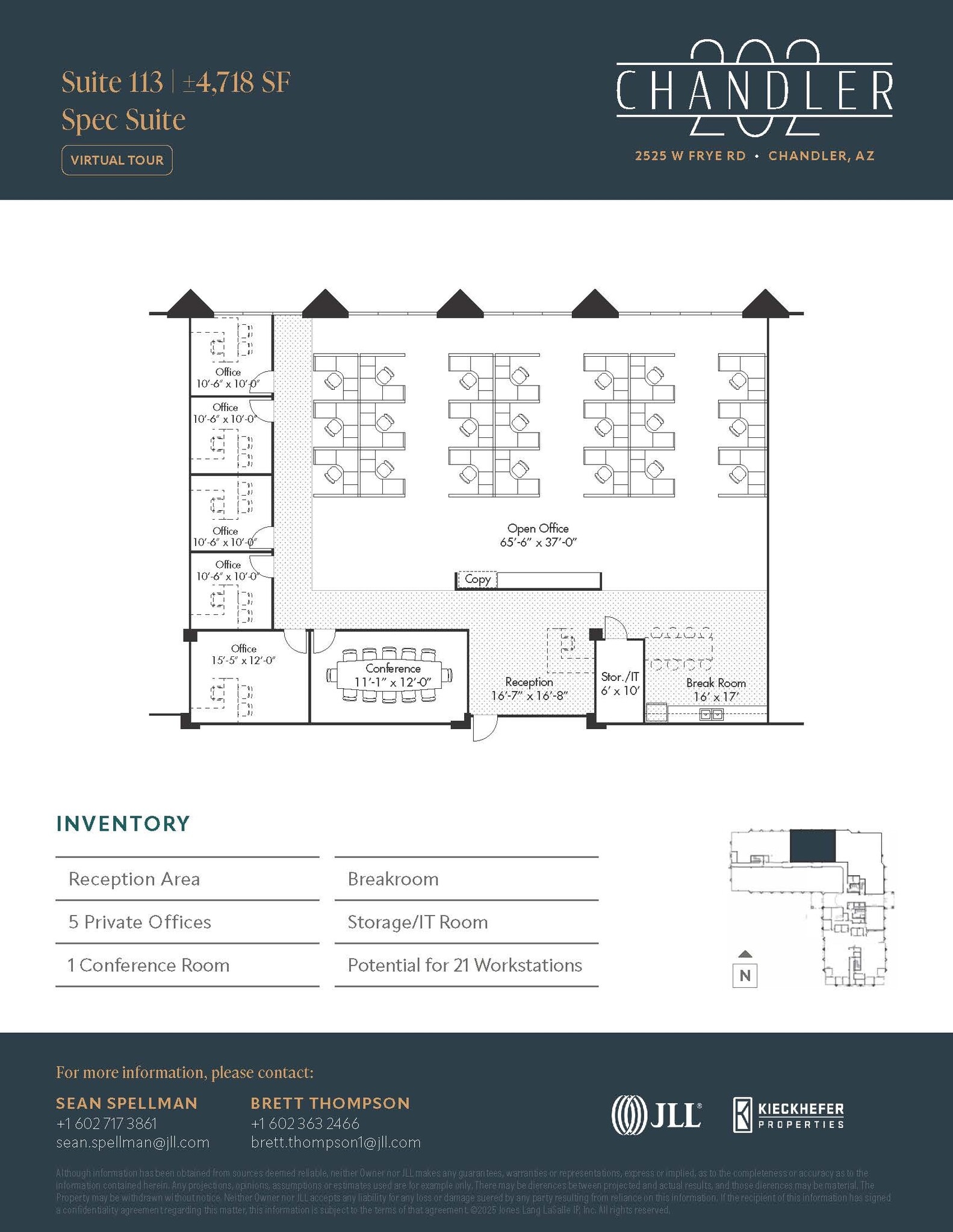 2525 W Frye Rd, Chandler, AZ for lease Floor Plan- Image 1 of 1
