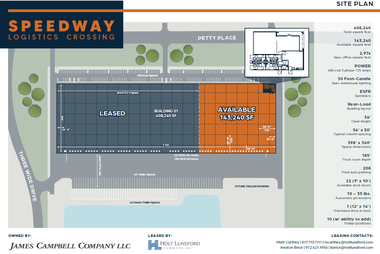 2660 Petty Pl, Justin, TX for lease Site Plan- Image 1 of 1