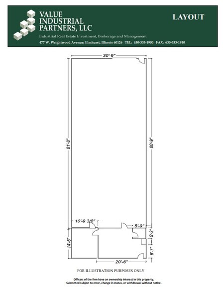 5310-5352 S East Ave, Countryside, IL for lease - Floor Plan - Image 2 of 2