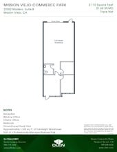 23362 Madero, Mission Viejo, CA for lease Floor Plan- Image 1 of 1